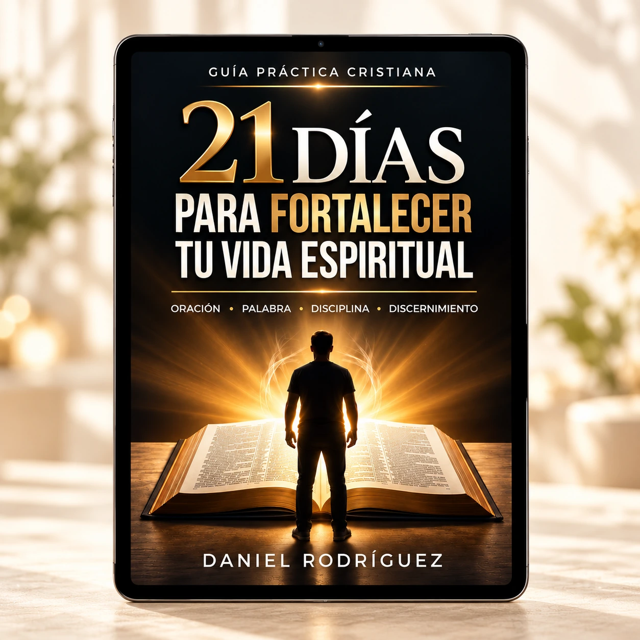 Portada oficial de 21 días para fortalecer tu vida espiritual, de Daniel Rodríguez